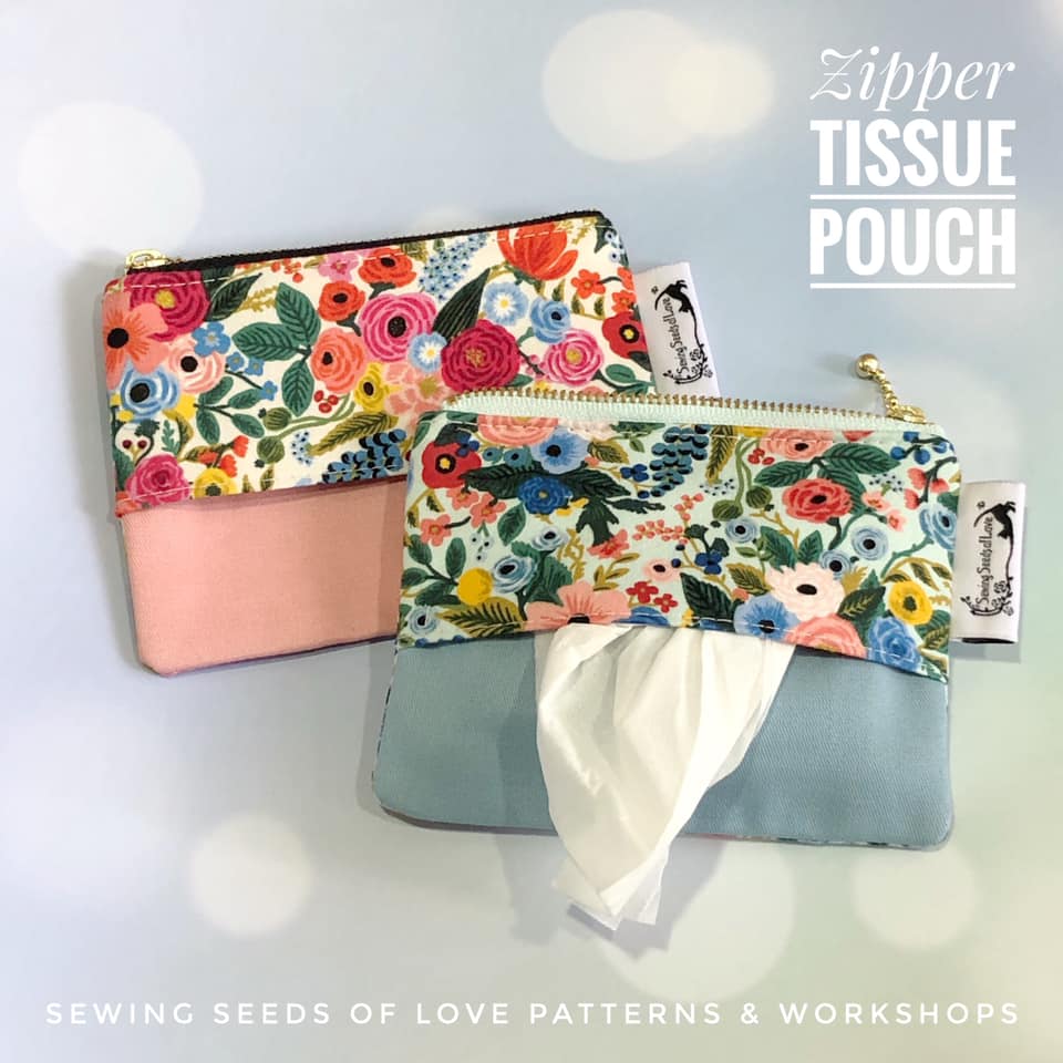 Seedlings 101 - Zipper Tissue Pouch Workshop