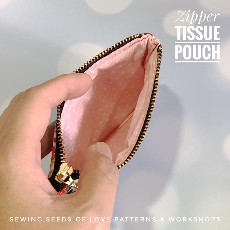 Seedlings 101 - Zipper Tissue Pouch Workshop