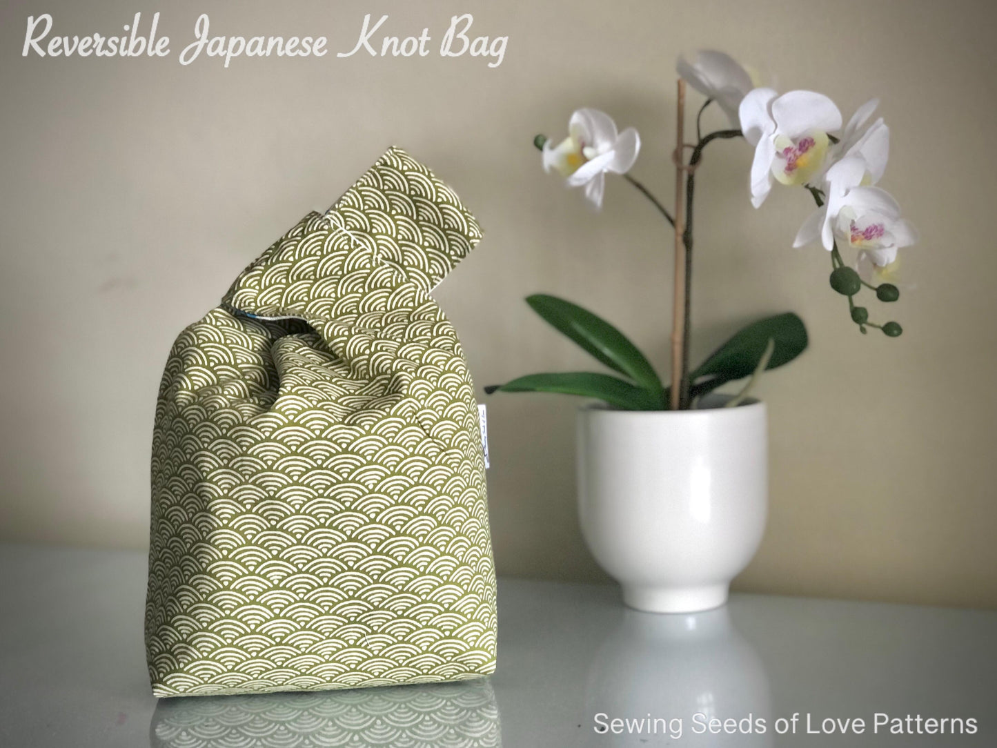 Reversible Japanese Knot Bag Pattern