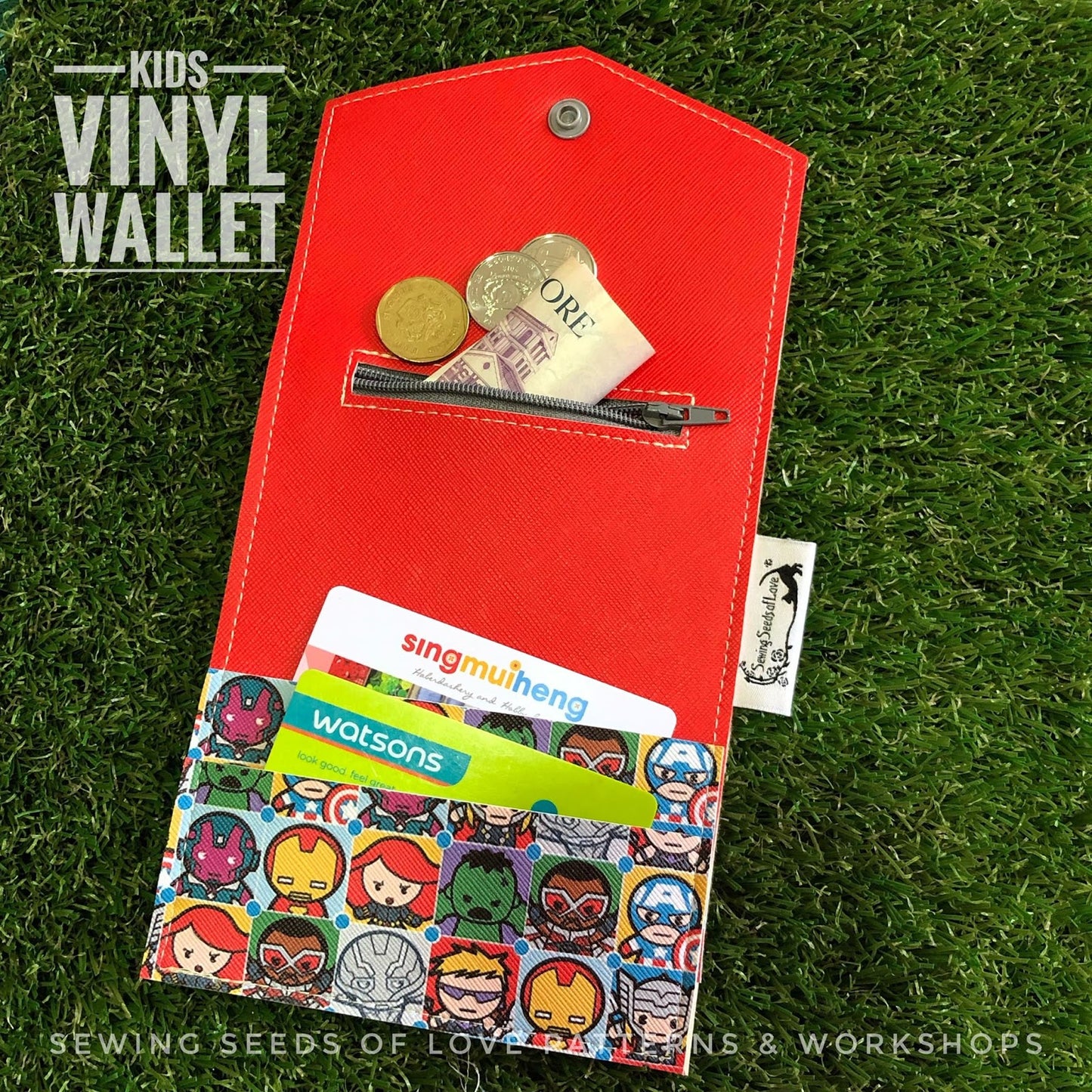 Seedlings 102 - Kids Vinyl Wallet Workshop