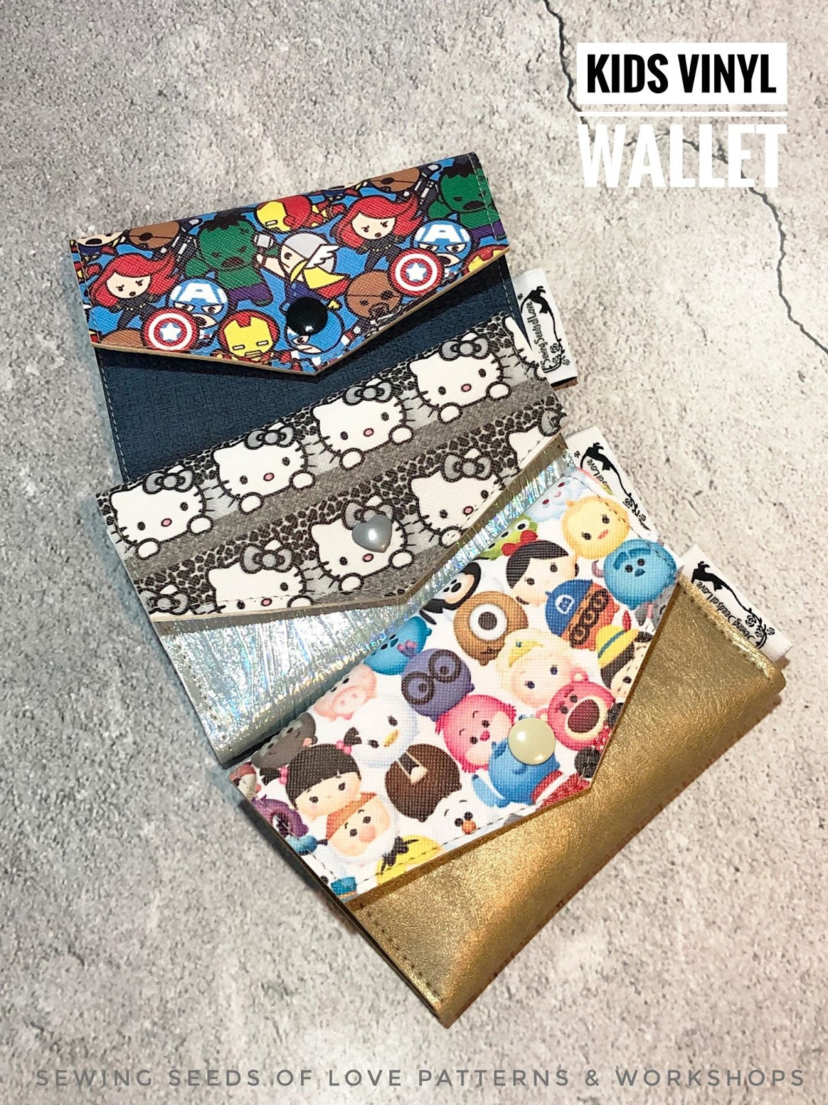 Seedlings 102 - Kids Vinyl Wallet Workshop