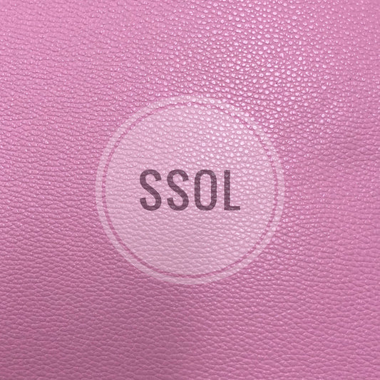 Vinyl/PU Leather - Plain Solids Textured 06 (Baby Pink)