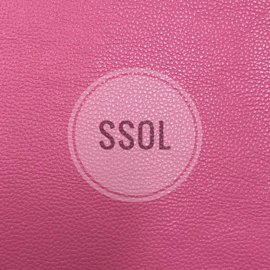 Vinyl/PU Leather - Plain Solids Textured 05 (Candy Pink)