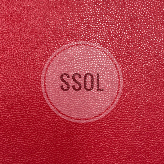 Vinyl/PU Leather - Plain Solids Textured 04 (Dark Red)