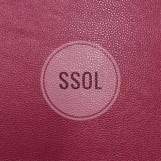 Vinyl/PU Leather - Plain Solids Textured 02 (Wine Red)