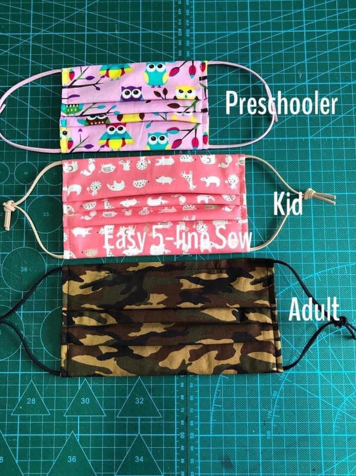 SSOL Pleated Mask Pattern (FREE!) – Sewing Seeds of Love Studio